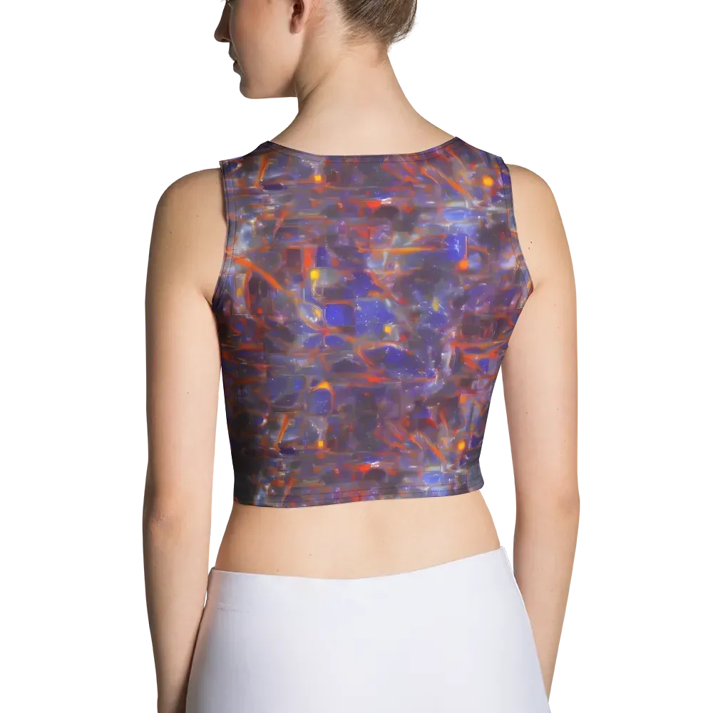 Chromatic Frenzy on Crop Top — Back