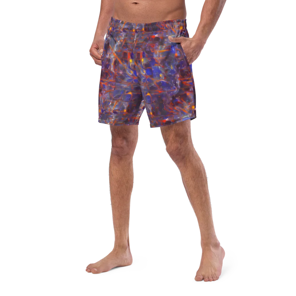 Chromatic Frenzy on Swim Trunks — Left Front