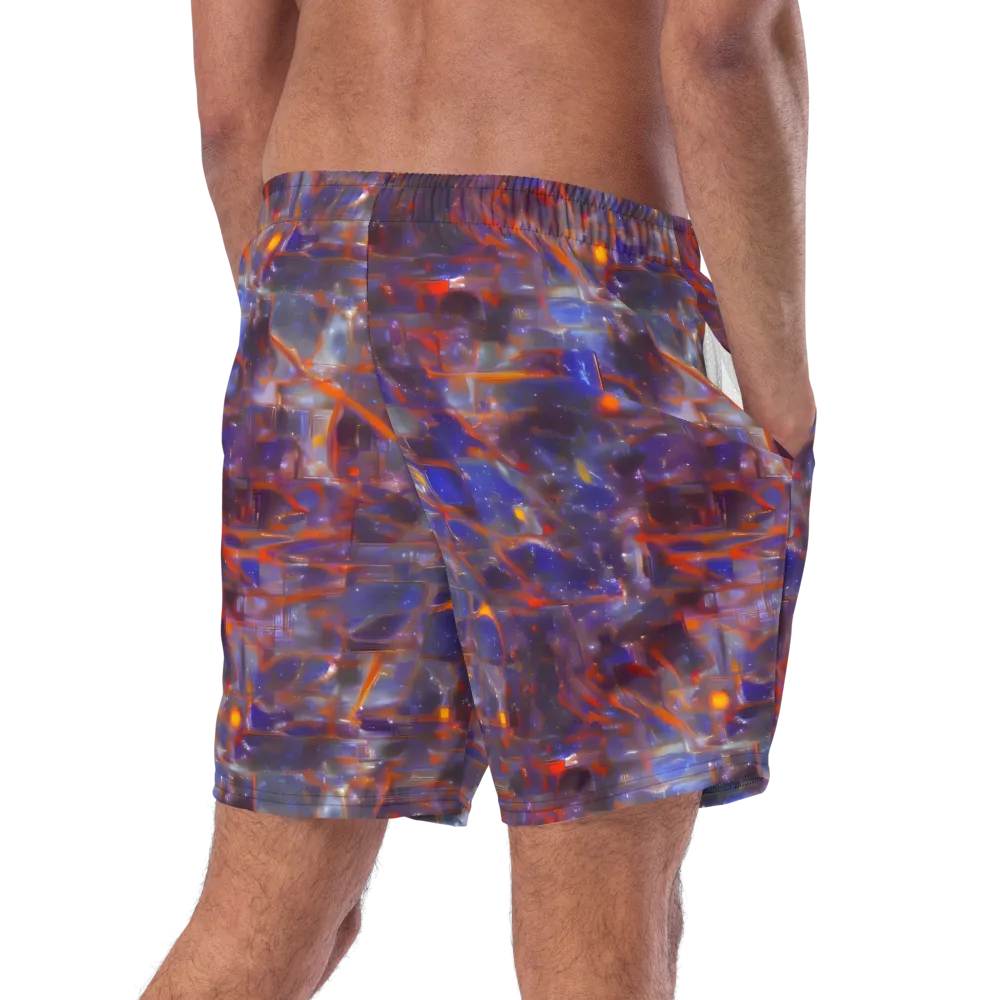 Chromatic Frenzy on Swim Trunks — Right Back