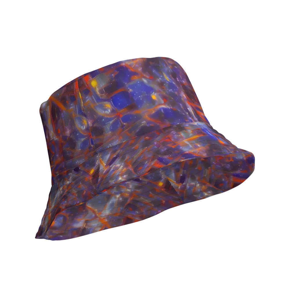 Chromatic Frenzy on Reversible Bucket Hat — Product details Outside