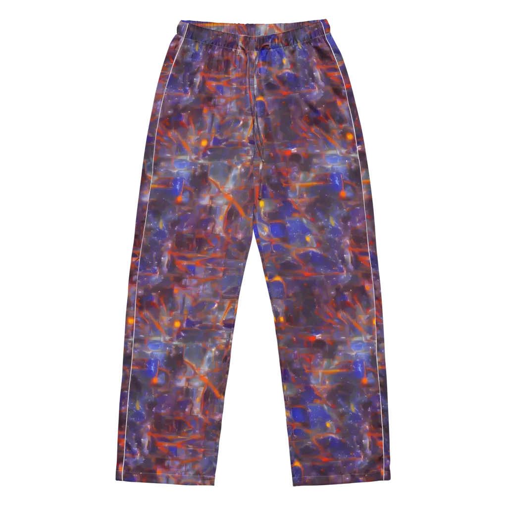Chromatic Frenzy on Women's Pajama Pants — Front