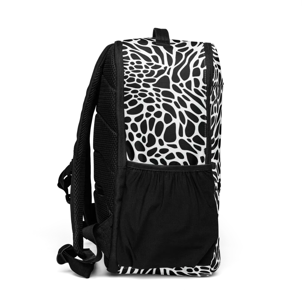 Monochrome Mystique on Utility Backpack — Right