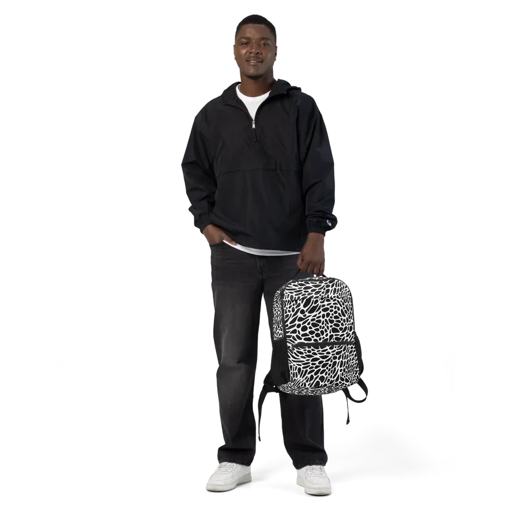 Monochrome Mystique on Utility Backpack — Front