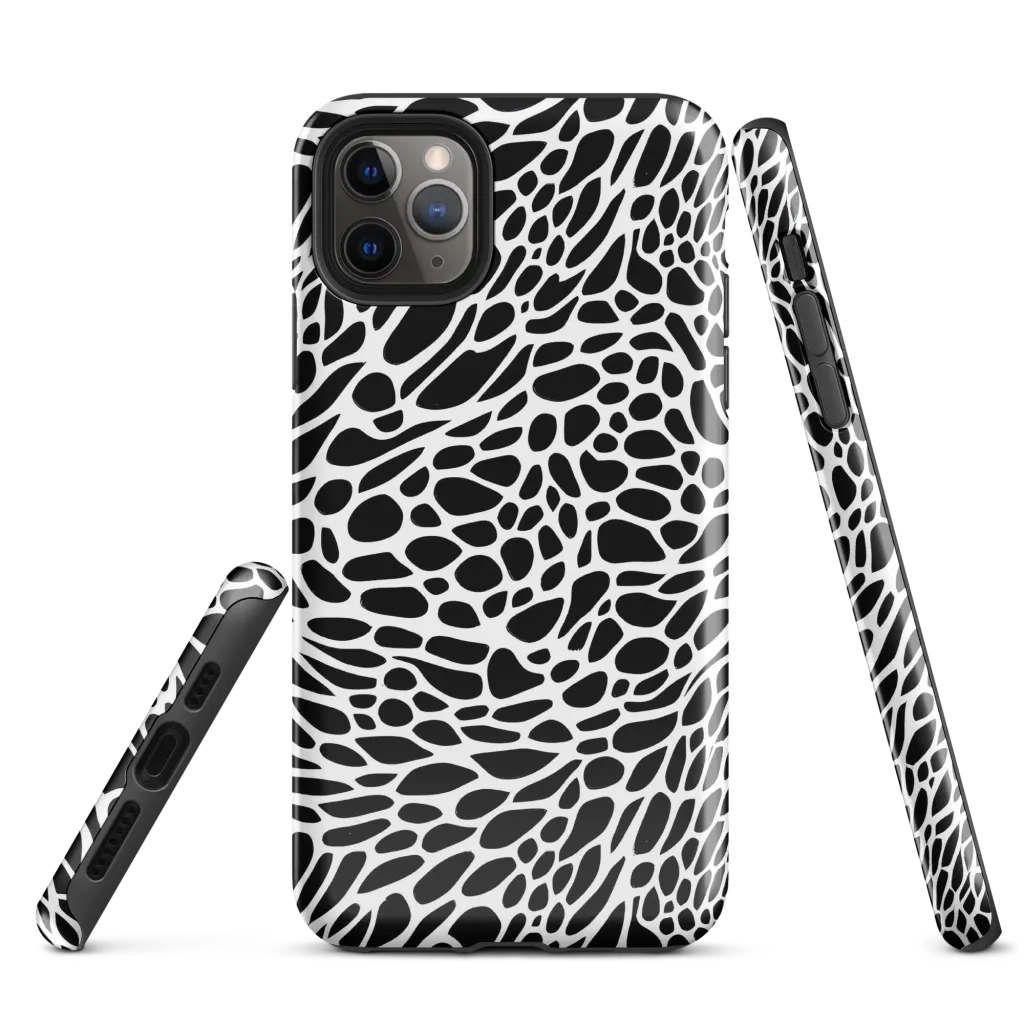 Monochrome Mystique on Tough Case for iPhone® — Front