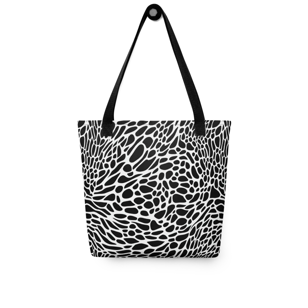 Monochrome Mystique on Tote Bag — Front