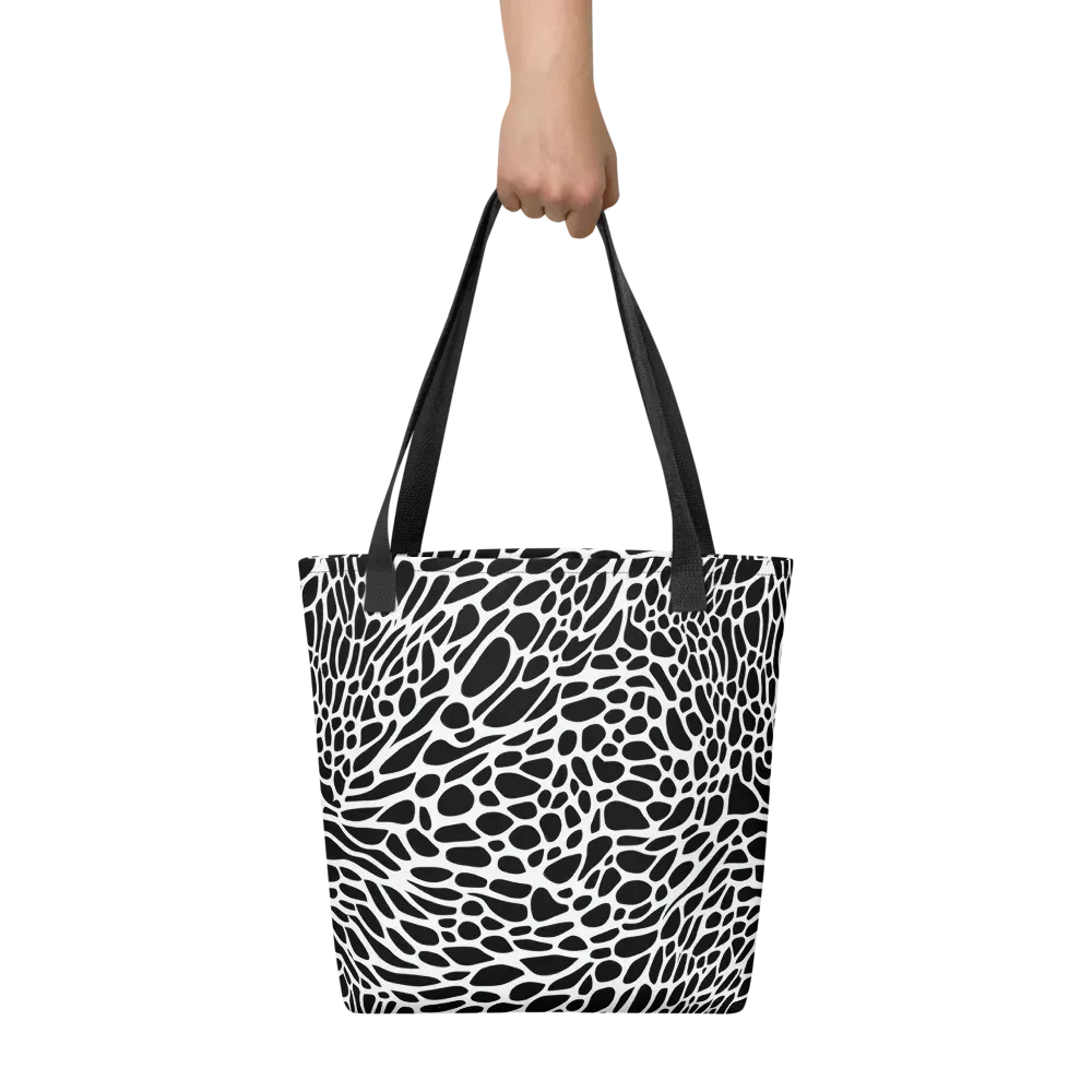 Monochrome Mystique on Tote Bag — Front