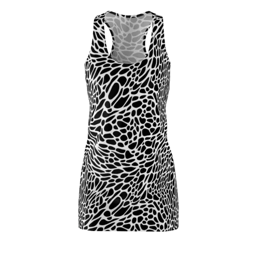 Monochrome Mystique on a Racerback Dress