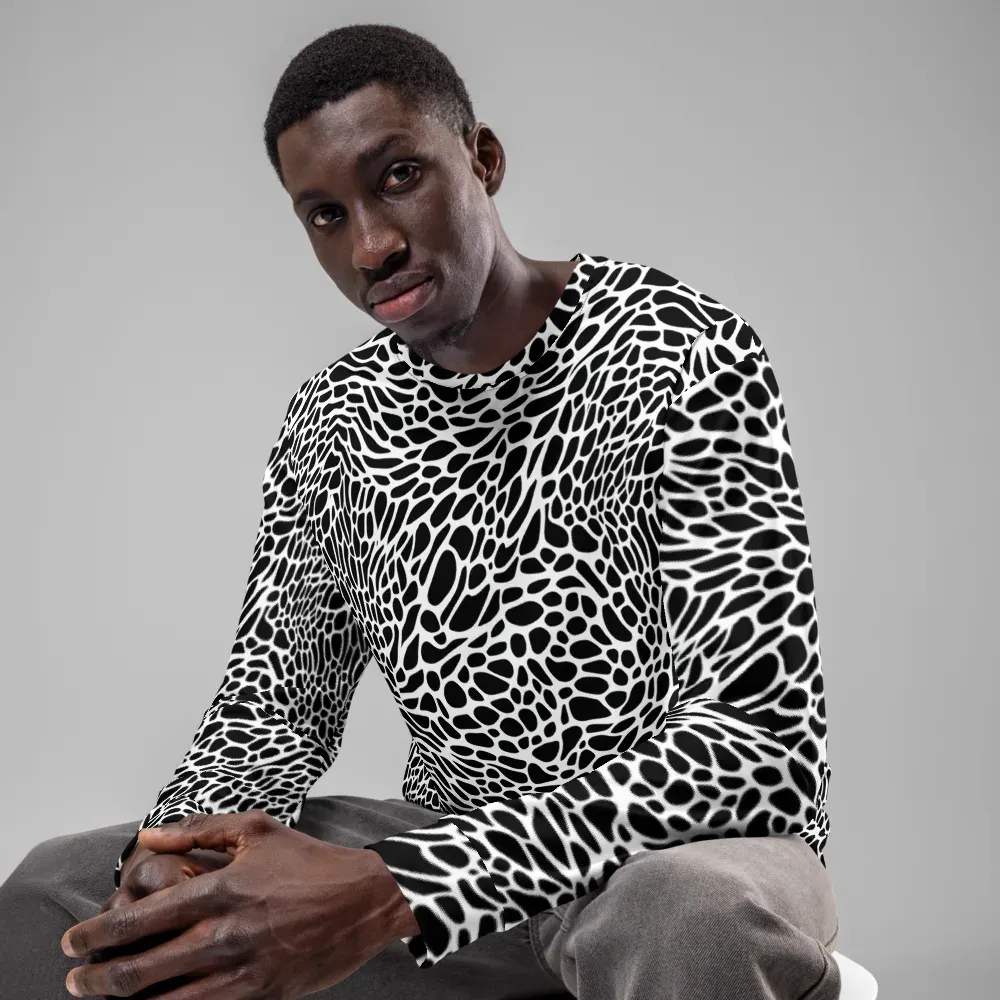 Monochrome Mystique on Sweatshirt — Front
