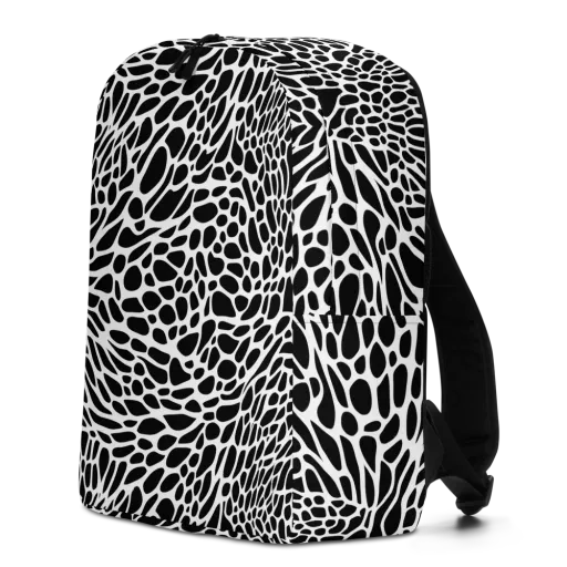 Monochrome Mystique on a Minimalist Backpack