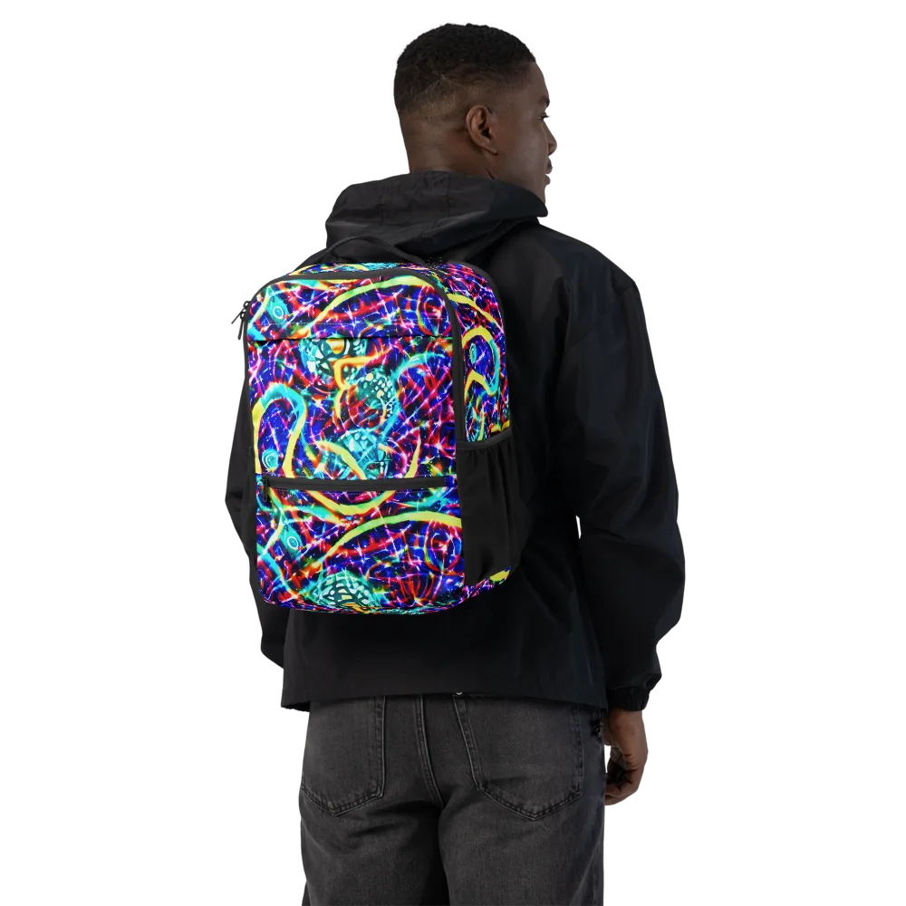 Fynesian Galaxy on Utility Backpack — Back