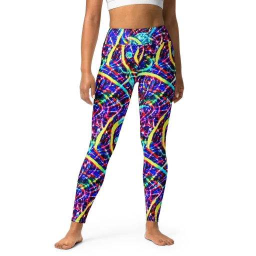 Fynesian Galaxy on a Yoga Leggings