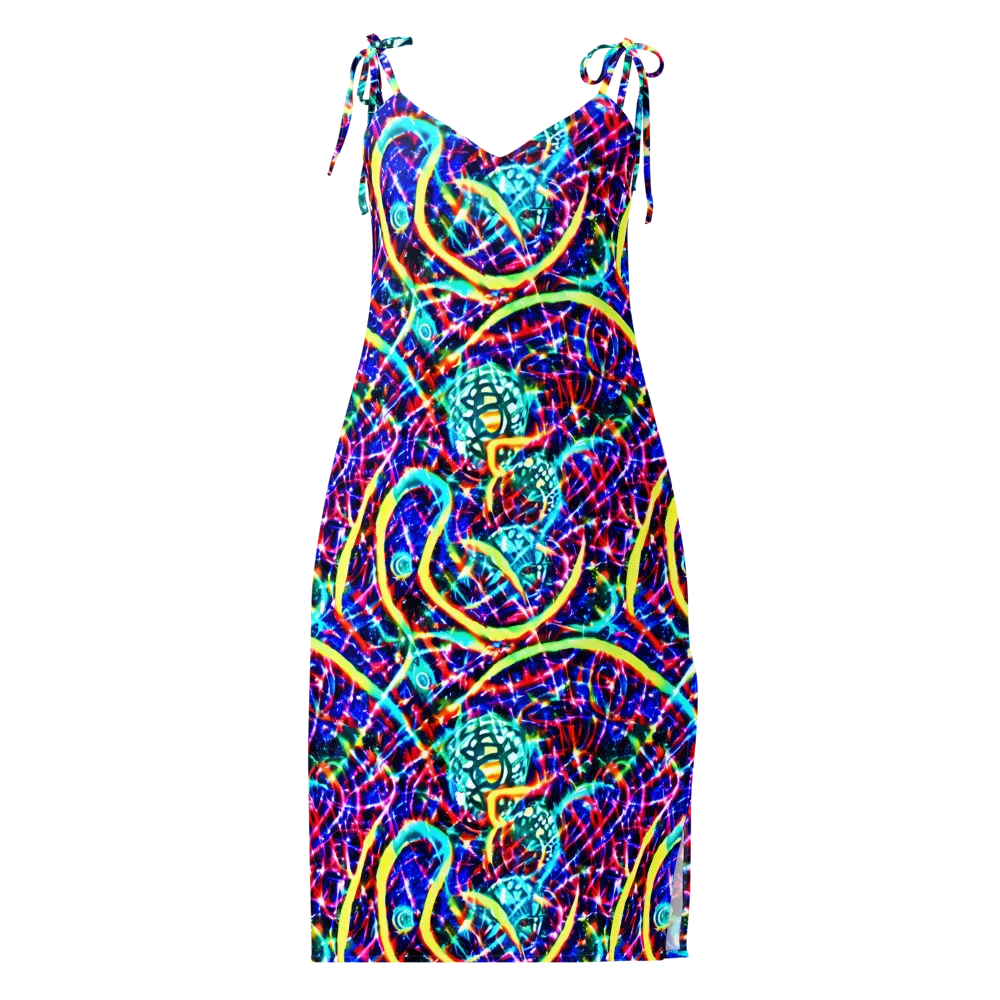 Fynesian Galaxy on Slip Dress — Front