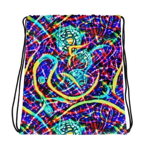 Fynesian Galaxy on a Drawstring Bag