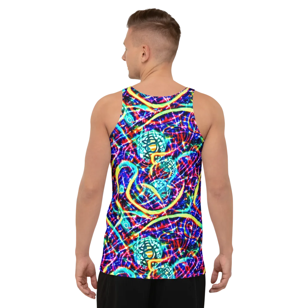 Fynesian Galaxy on Men's Tank Top — Back