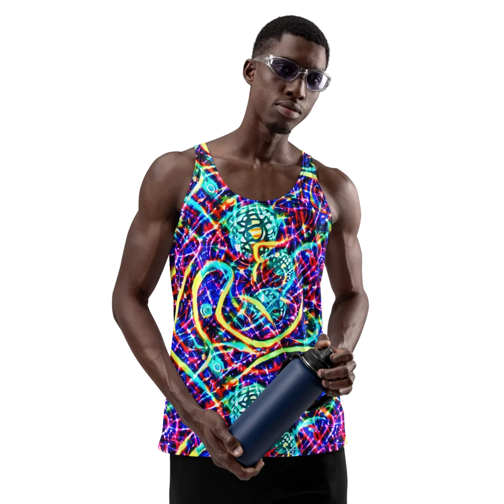 Fynesian Galaxy on Men's Tank Top — Front