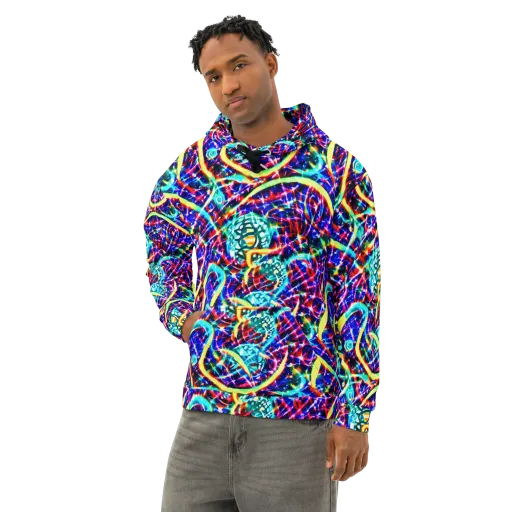 Fynesian Galaxy on a Cotton Hoodie