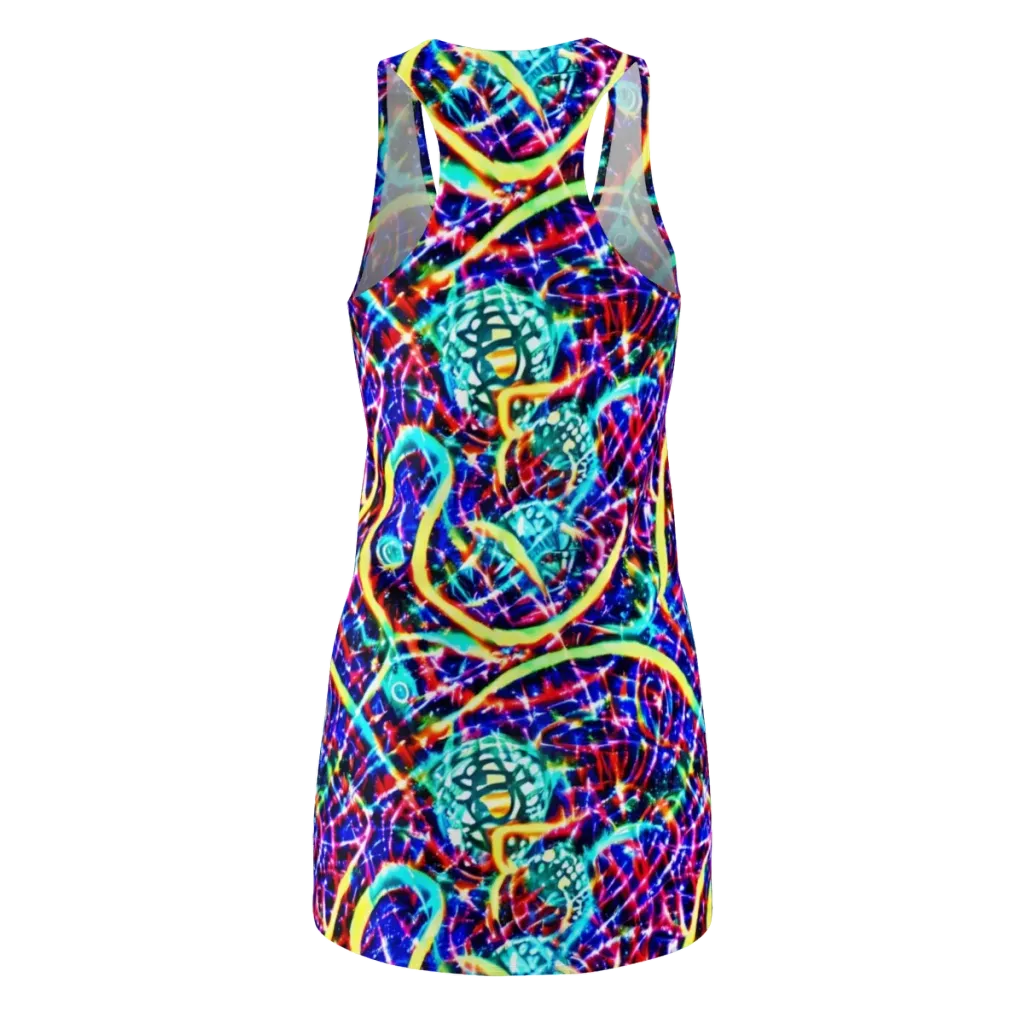 Fynesian Galaxy on Racerback Dress — Back