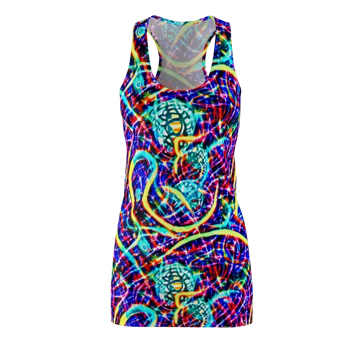 Fynesian Galaxy on Racerback Dress — Front