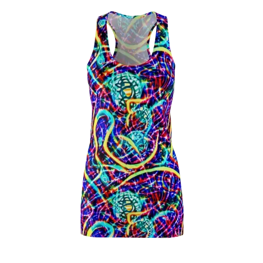 Fynesian Galaxy on a Racerback Dress