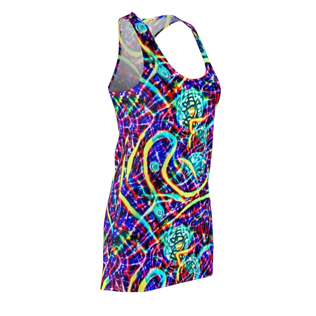 Fynesian Galaxy on Racerback Dress — Front Side