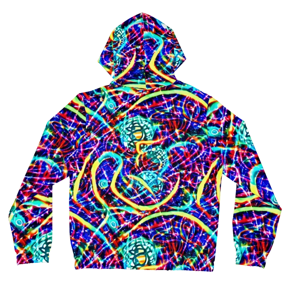 Fynesian Galaxy on Women's Full-Zip Hoodie — Back