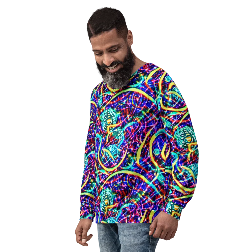 Fynesian Galaxy on Sweatshirt — Left Front