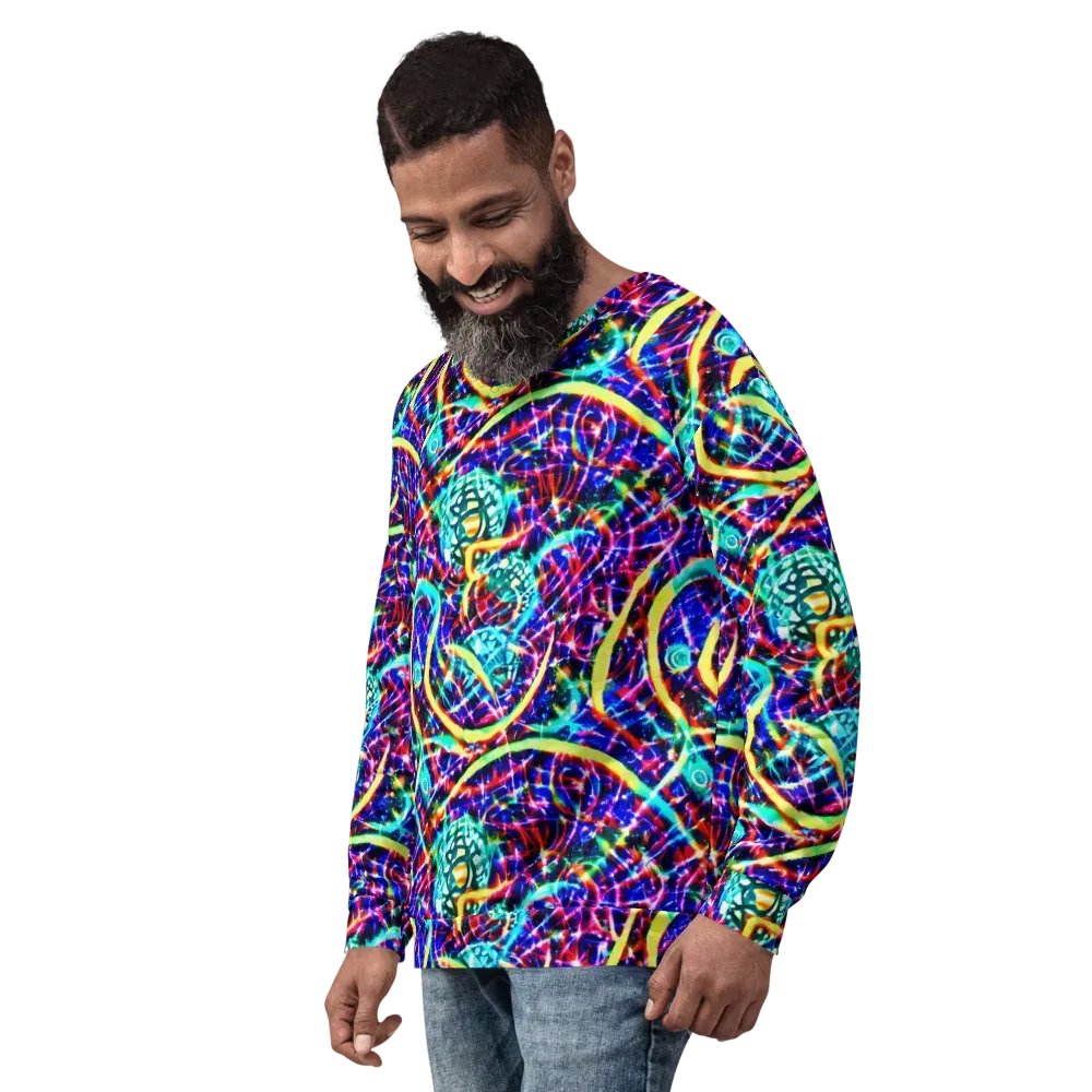 Fynesian Galaxy on Sweatshirt — Left Front