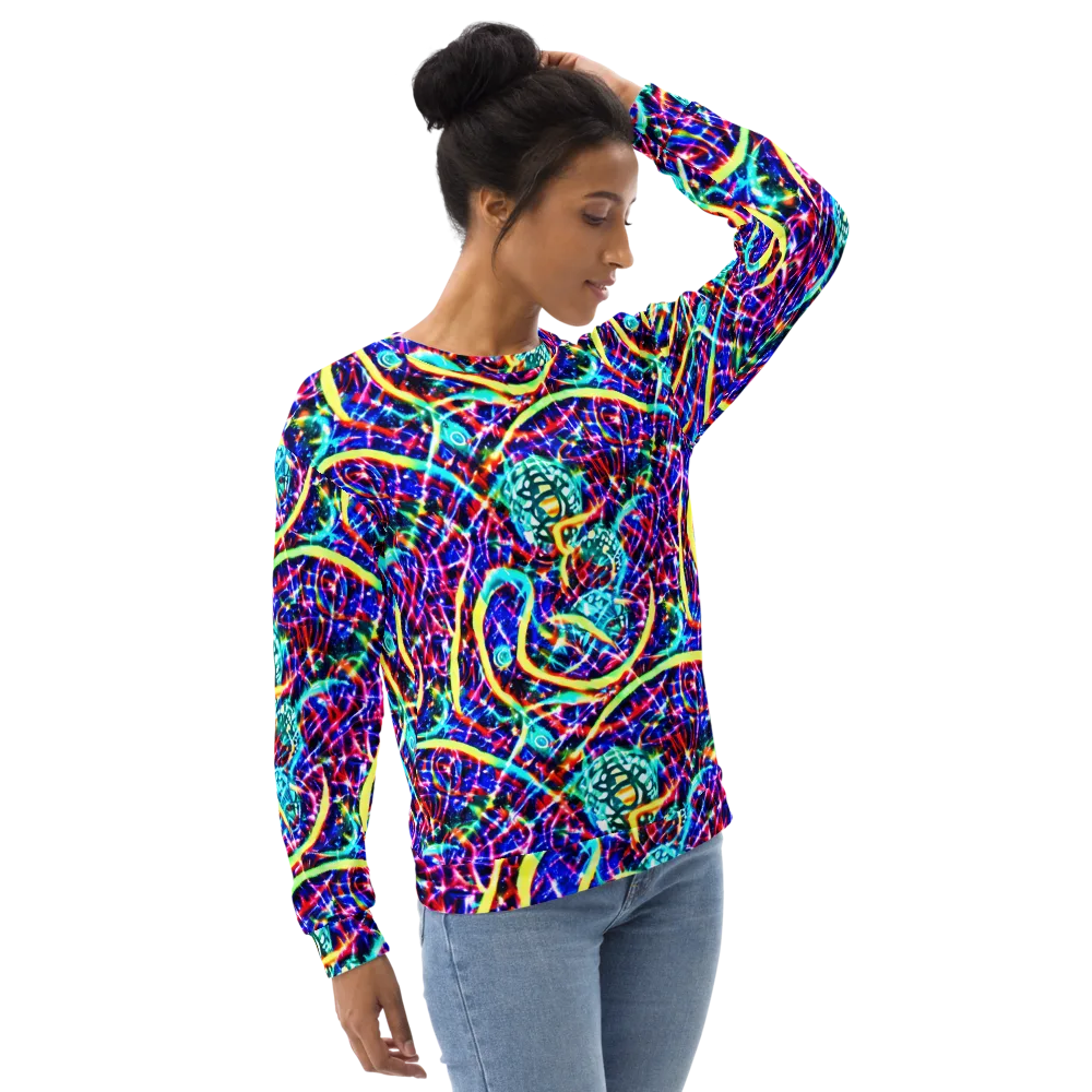 Fynesian Galaxy on Sweatshirt — Right Front
