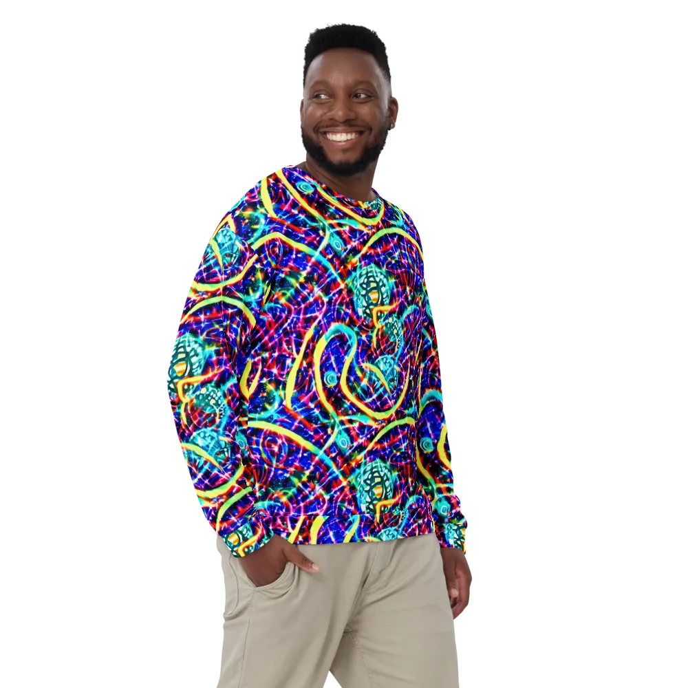 Fynesian Galaxy on Sweatshirt — Front