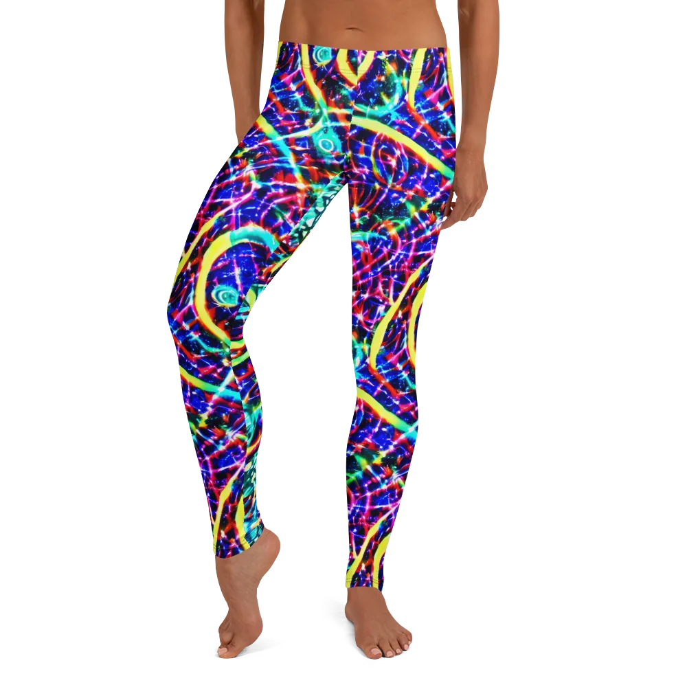 Fynesian Galaxy on Leggings — Front
