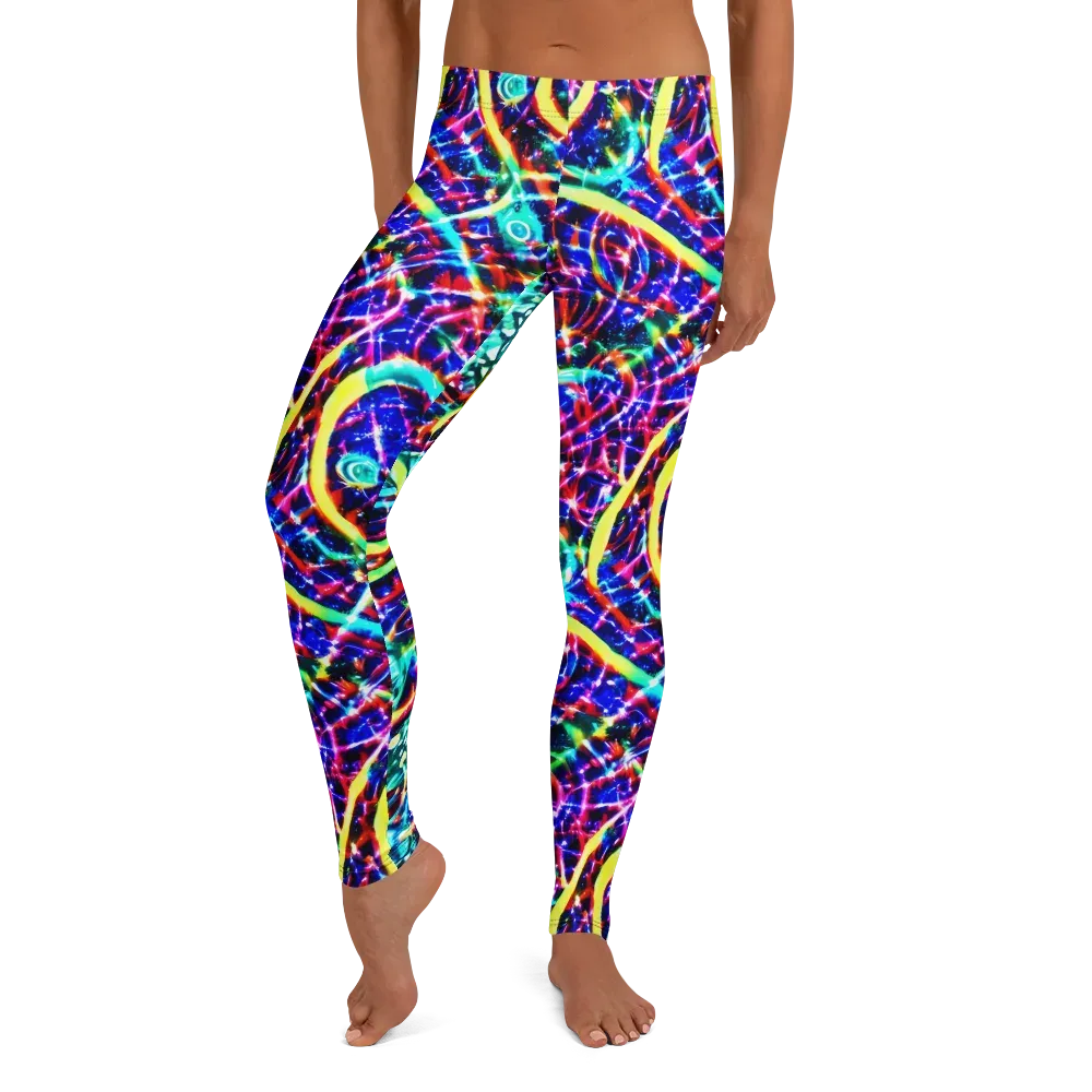 Fynesian Galaxy on Leggings — Front