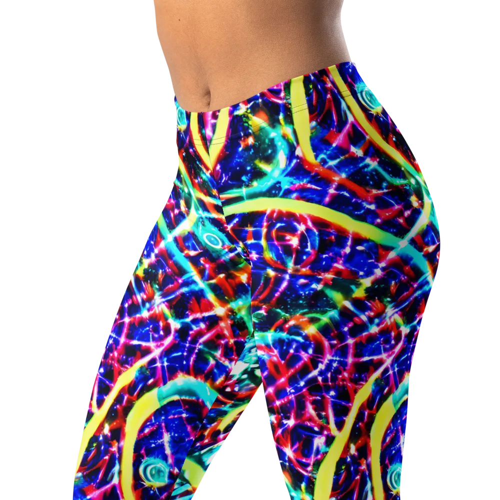 Fynesian Galaxy on Leggings — Left Front