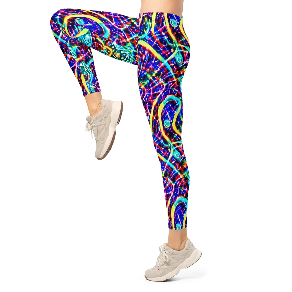 Fynesian Galaxy on Leggings — Left