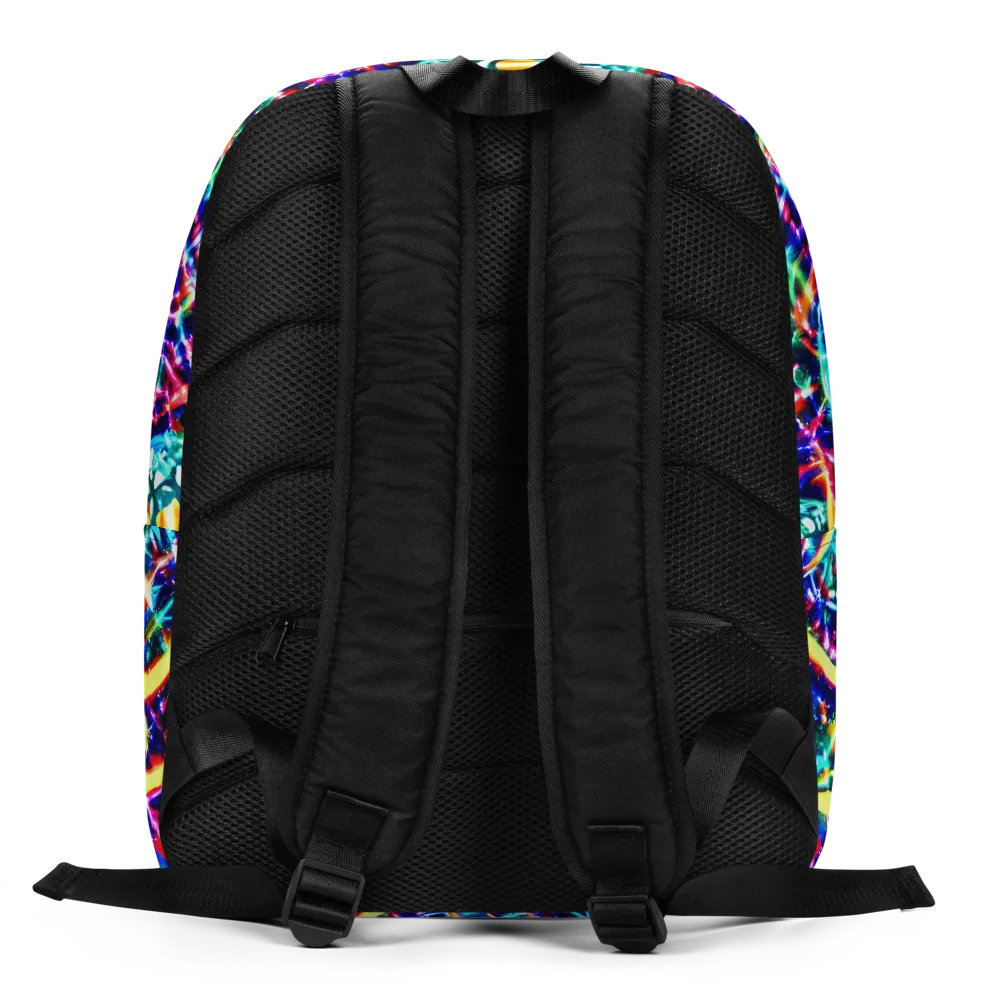 Fynesian Galaxy on Minimalist Backpack — Back