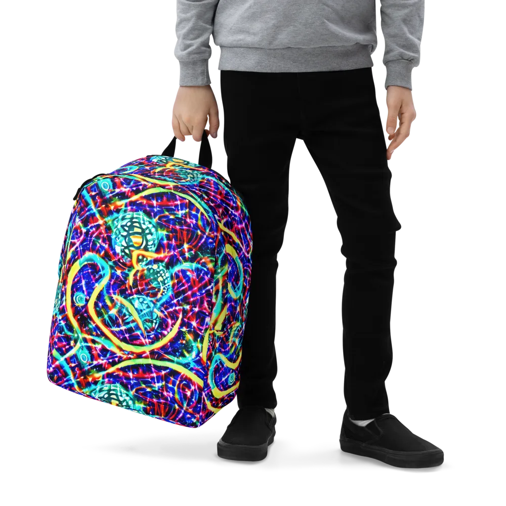 Fynesian Galaxy on Minimalist Backpack — Zoomed-in