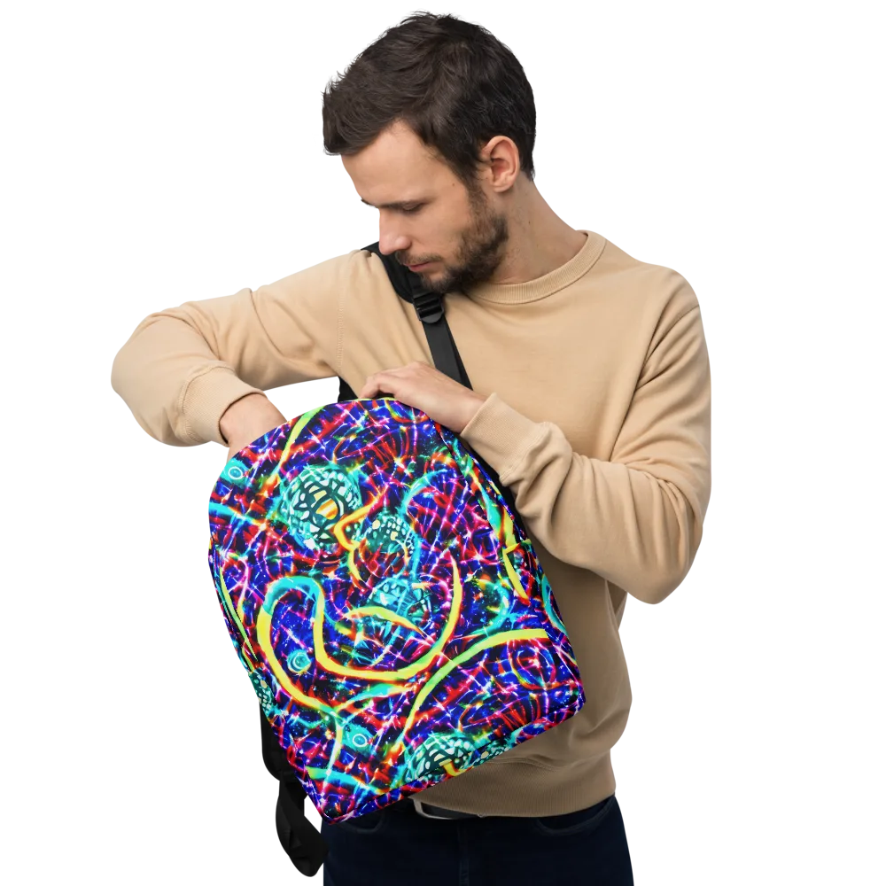 Fynesian Galaxy on Minimalist Backpack — Front
