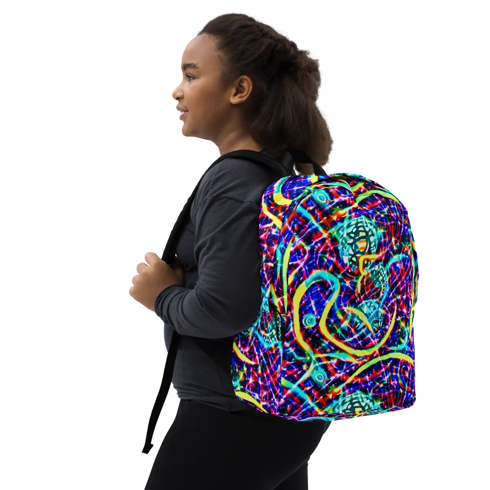 Fynesian Galaxy on Minimalist Backpack — Right Front