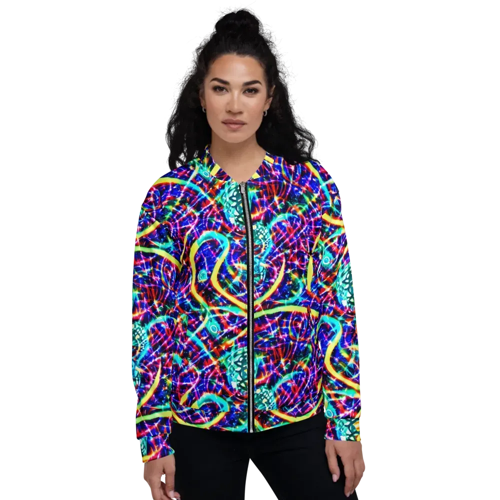 Fynesian Galaxy on Bomber Jacket — Front