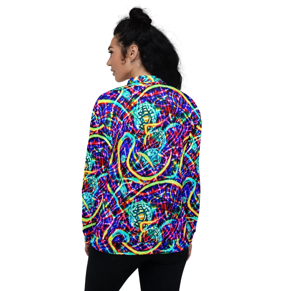 Fynesian Galaxy on Bomber Jacket — Back