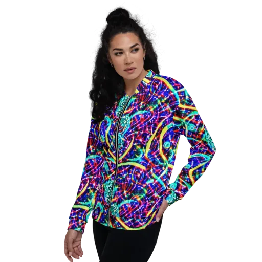 Fynesian Galaxy on a Bomber Jacket