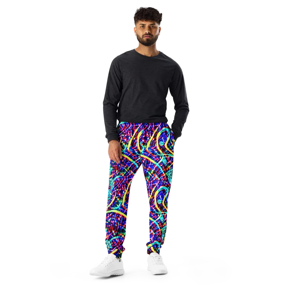 Fynesian Galaxy on Men's Joggers — Front