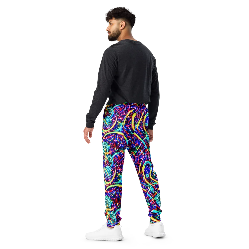 Fynesian Galaxy on Men's Joggers — Back