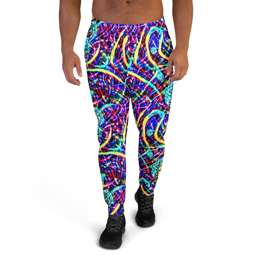 Fynesian Galaxy on Men's Joggers — Front