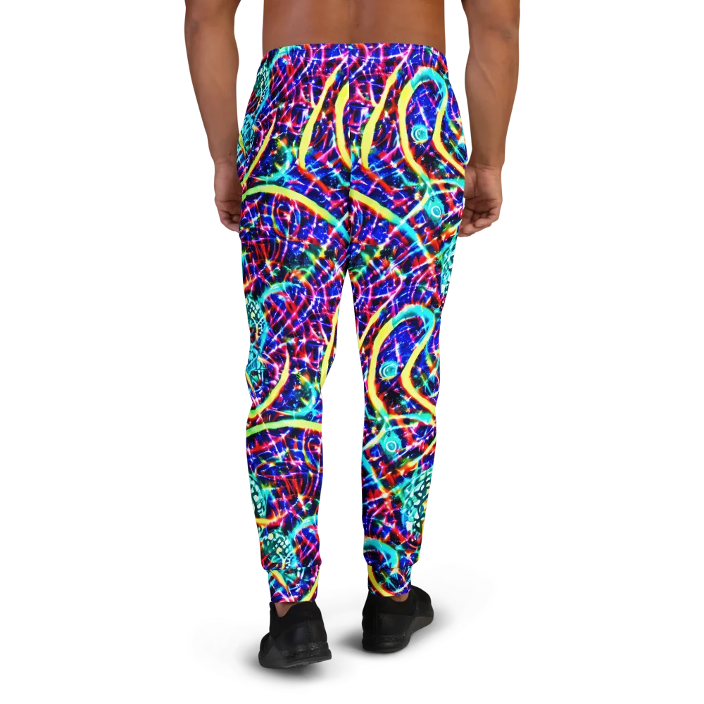 Fynesian Galaxy on Men's Joggers — Back