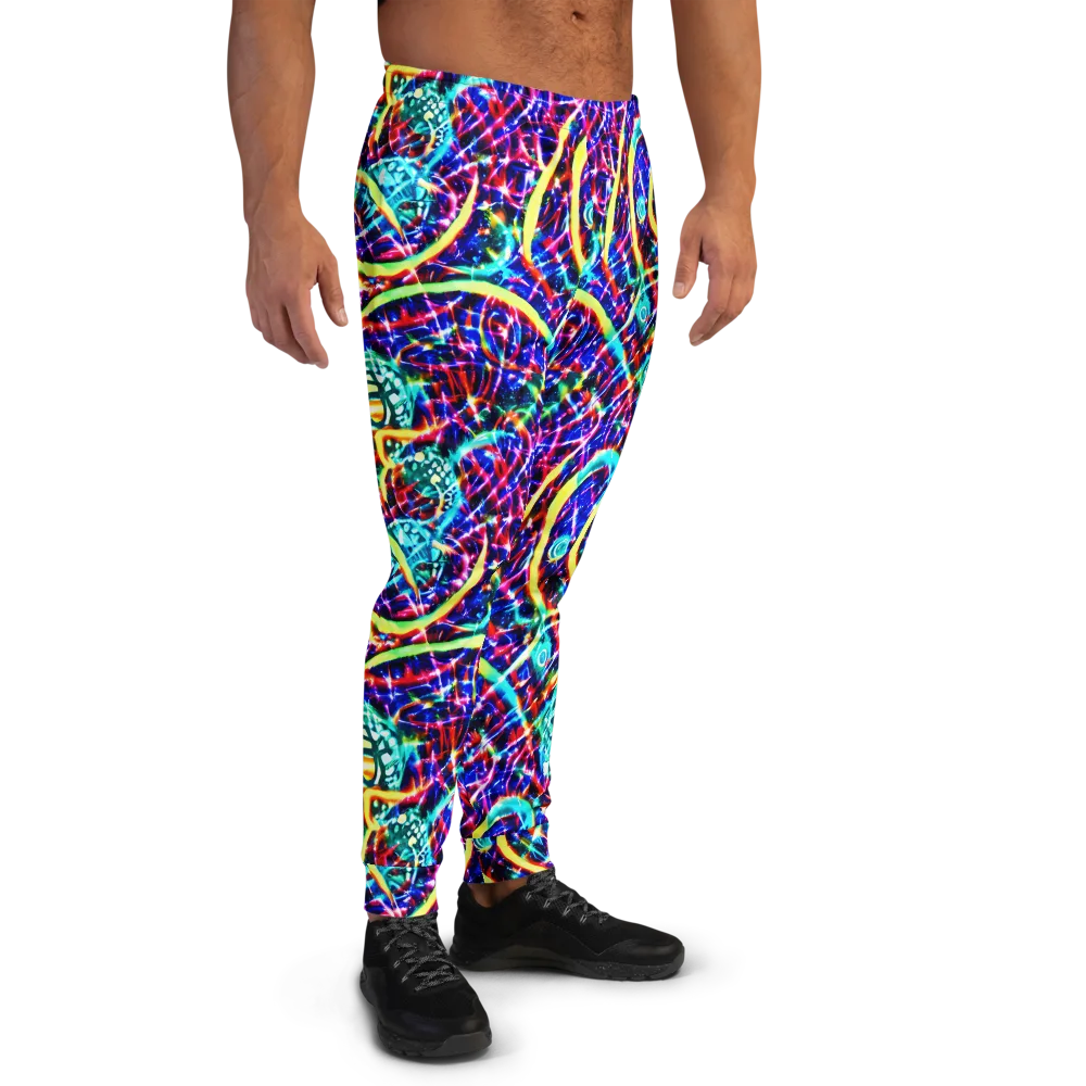 Fynesian Galaxy on Men's Joggers — Right
