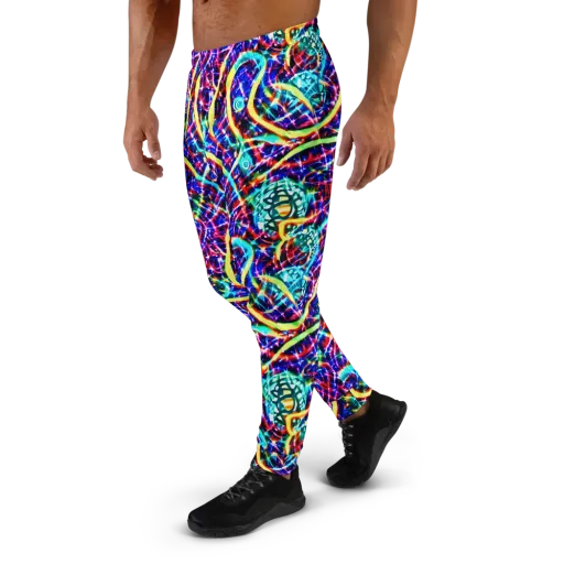 Fynesian Galaxy on a Men's Joggers