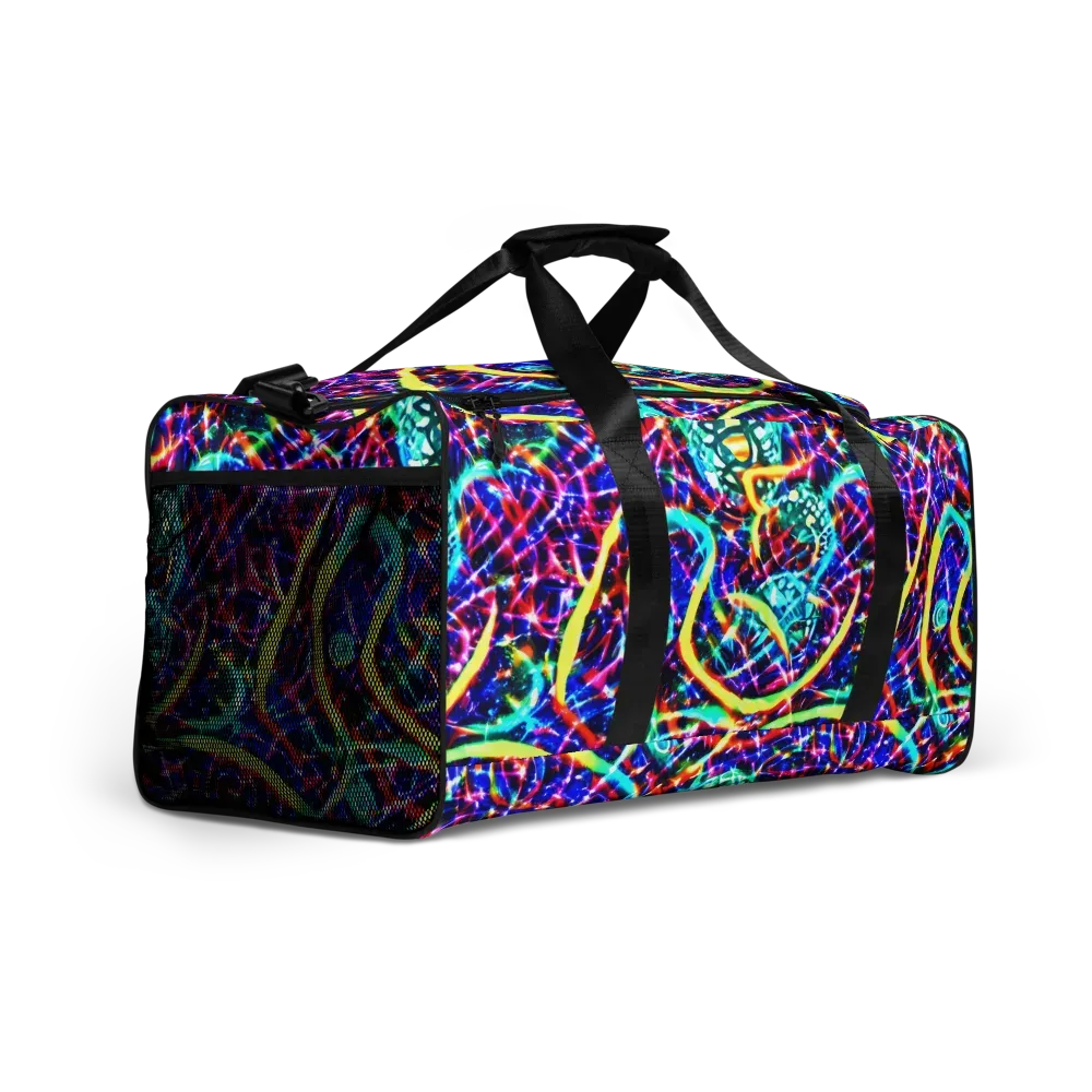Fynesian Galaxy on Duffle Bag — Right Front