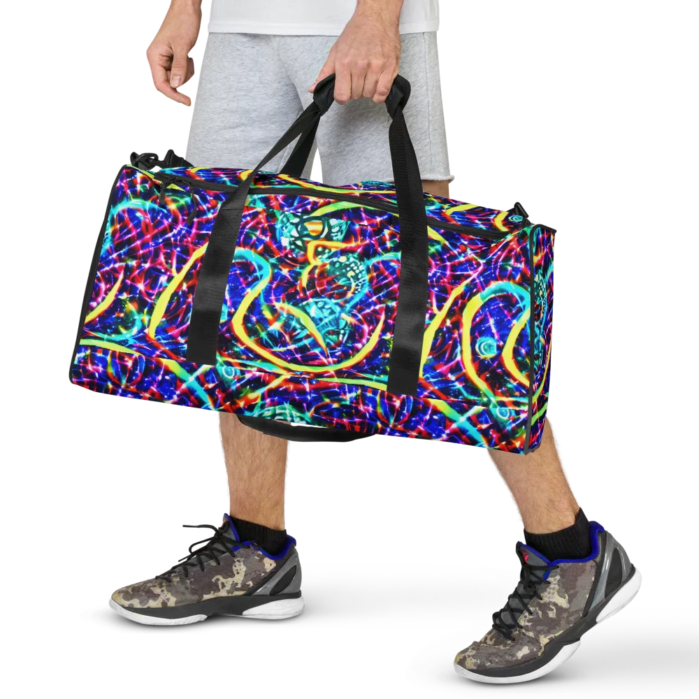 Fynesian Galaxy on Duffle Bag — Front