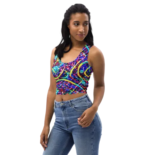 Fynesian Galaxy on a Crop Top