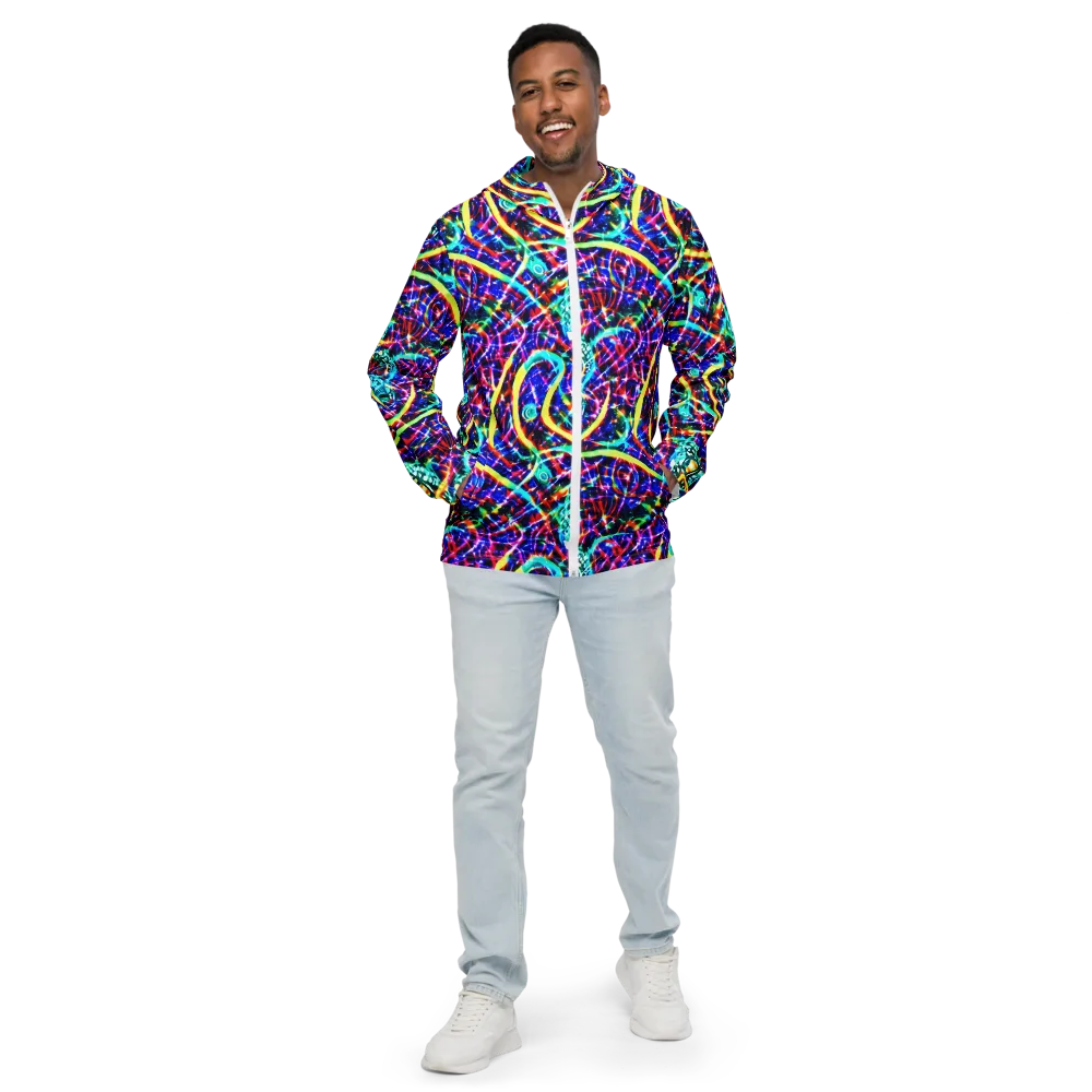 Fynesian Galaxy on Men's Windbreaker — Front